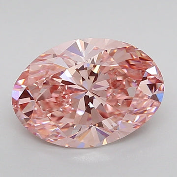 Pink Color Oval Cut Diamond. - Lab diamona