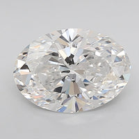 Oval cut diamond. - Lab diamona