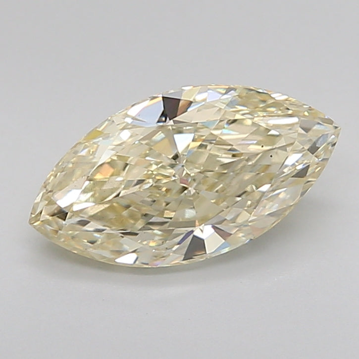 Yellow Color Marquise Cut Diamond. - Lab diamona