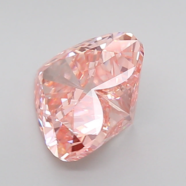 Pink Color Heart Cut Diamond. - Lab diamona