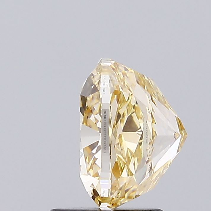 Yellow Color Cushion Cut Diamond. - Lab diamona