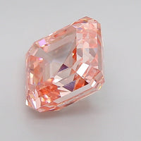 Pink Color Asscher Cut Diamond. - Lab diamona