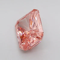 Pink Color Radiant Cut Diamond. - Lab diamona