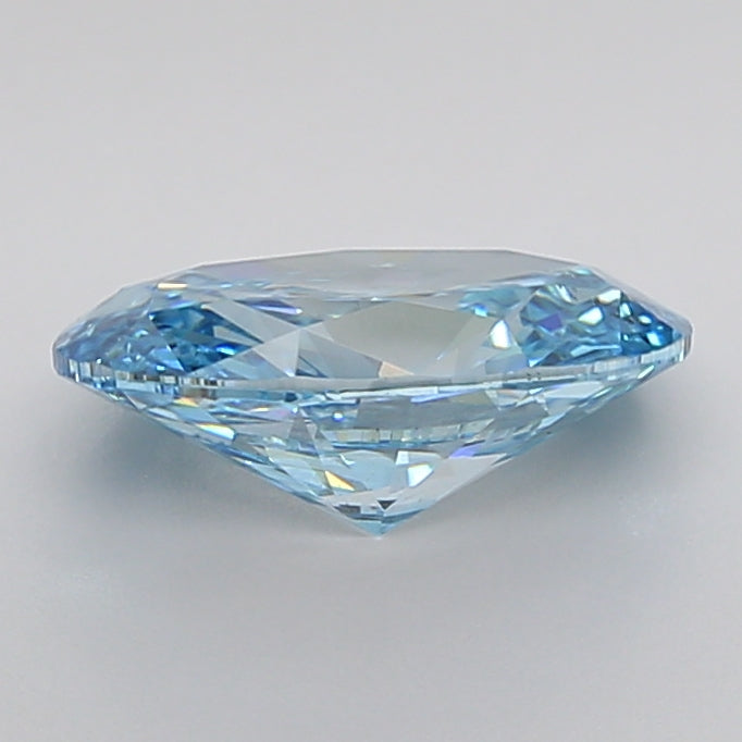 Blue Color Oval Cut Diamond. - Lab diamona