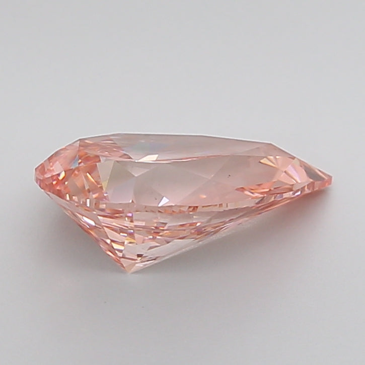 Pink Color Pear Cut Diamond. - Lab diamona