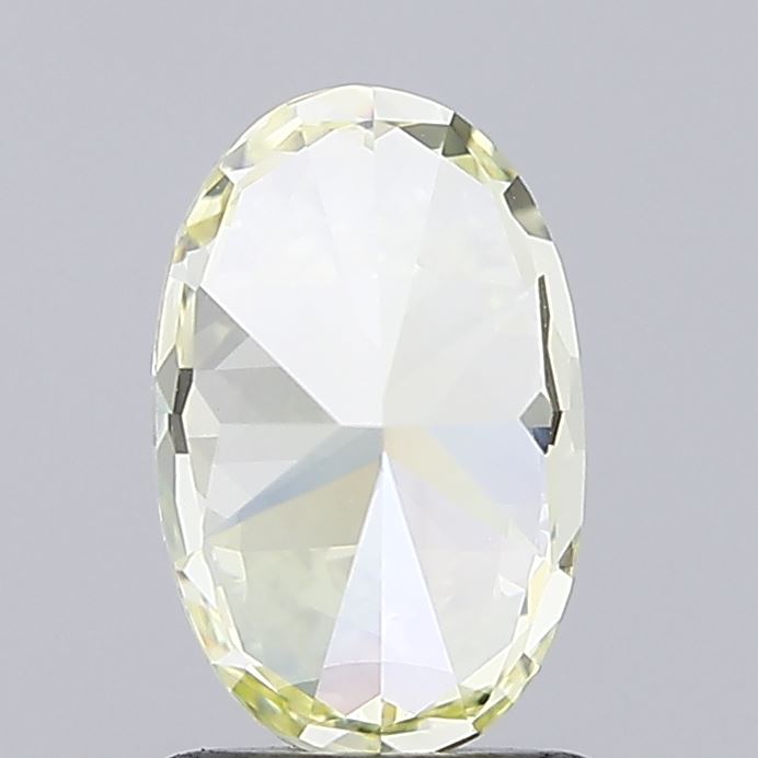 Yellow Color Oval Cut Diamond. - Lab diamona