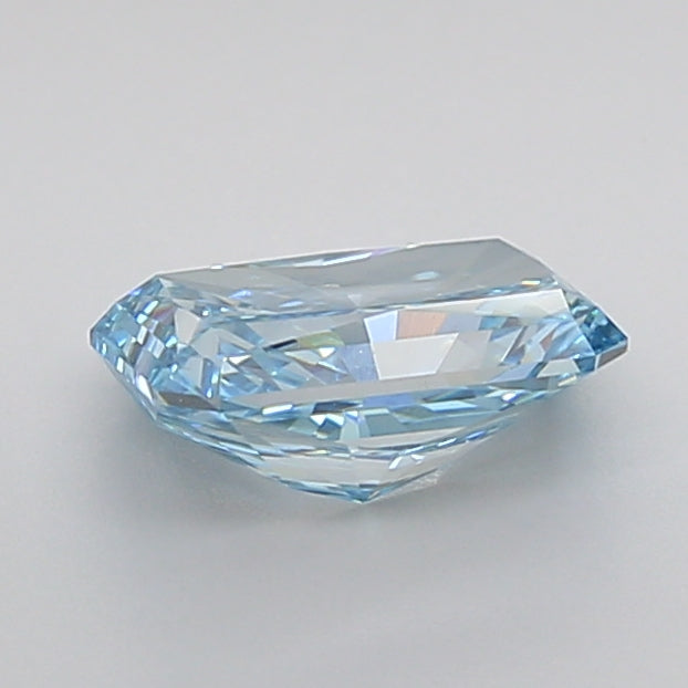 Blue Color Radiant Cut Diamond. - Lab diamona