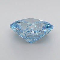 Blue Color Cushion Cut Diamond. - Lab diamona