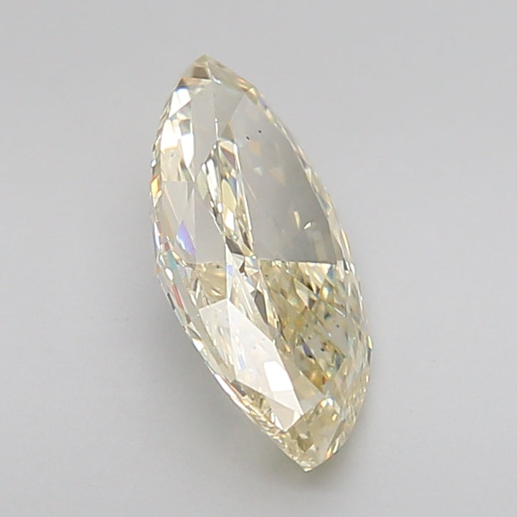 Yellow Color Marquise Cut Diamond. - Lab diamona