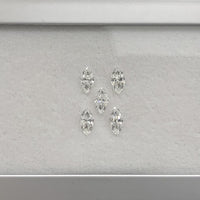 Dossier Brilliance: Set of 5 Exquisite Marquise Diamonds - Lab diamona