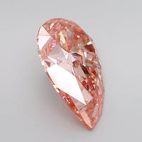 Pink Color Pear Cut Diamond. - Lab diamona