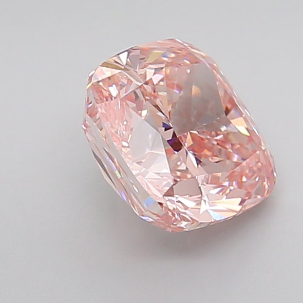 Pink Color Cushion Cut Diamond. - Lab diamona