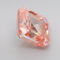 Pink Color Asscher Cut Diamond. - Lab diamona