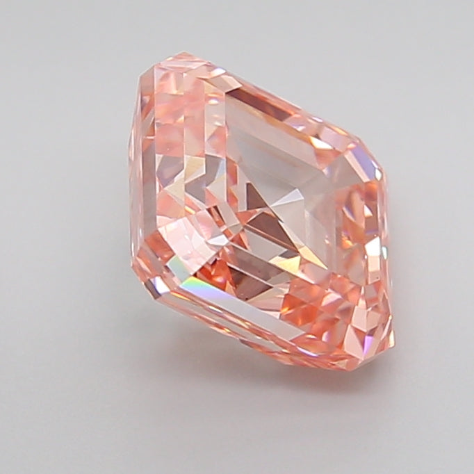 Pink Color Asscher Cut Diamond. - Lab diamona