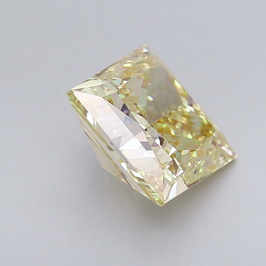 Yellow Color Princess Cut Diamond.